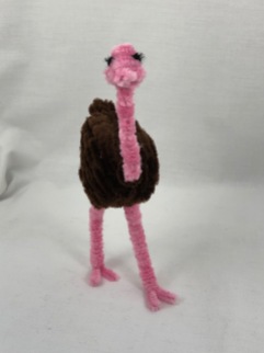 pipe cleaner ostrich chenille stem animal 2